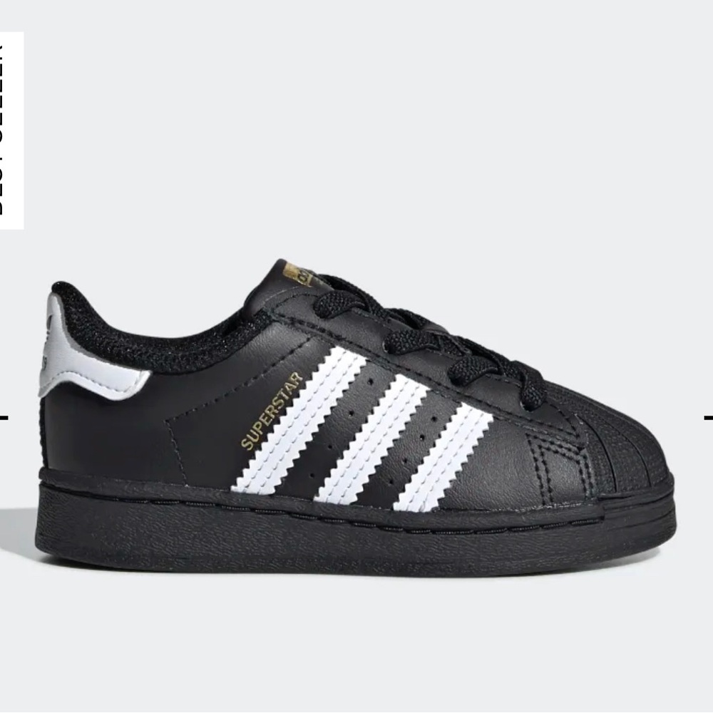 BLACK AND WHITE ADIDAS SUPERSTARS